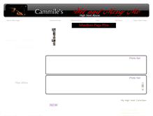 Tablet Screenshot of cammile.com